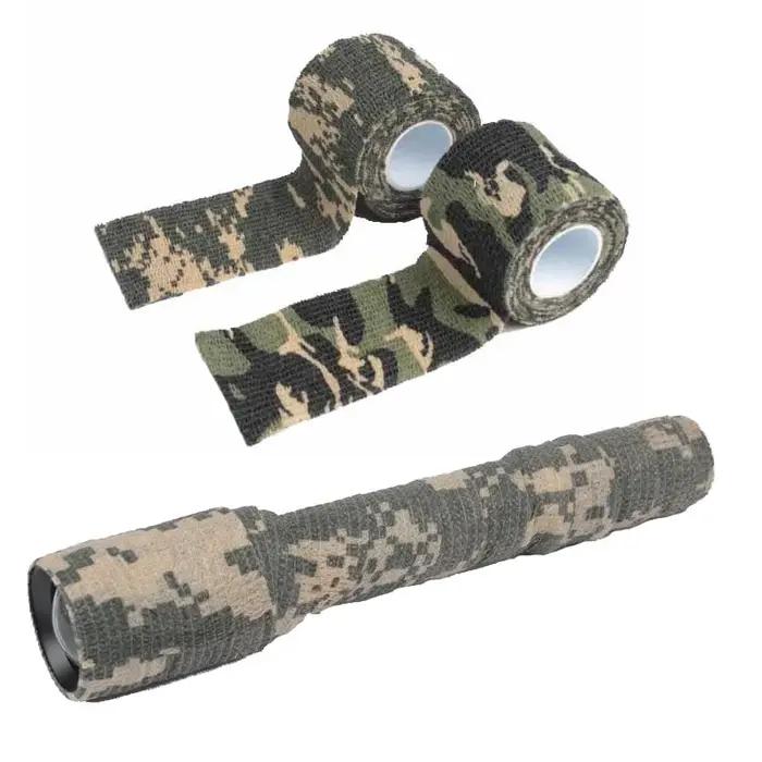 Ruban camouflage réutilisable auto-adhésif - Bandes de camouflage pour fusil et équipement de chasse