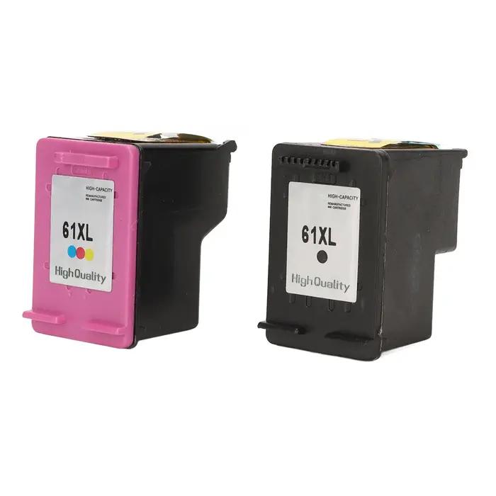 Cartouches d'encre de remplacement noires 61XL, 2 pièces, pour HP Envy 4500, Deskjet 1000, 1056, 1510, 1512, 1010, OfficeJet 4630