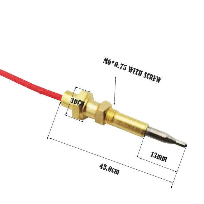 La poêle de plaque chauffante de Thermocouple de cheminée à gaz partie le capteur de température 65c