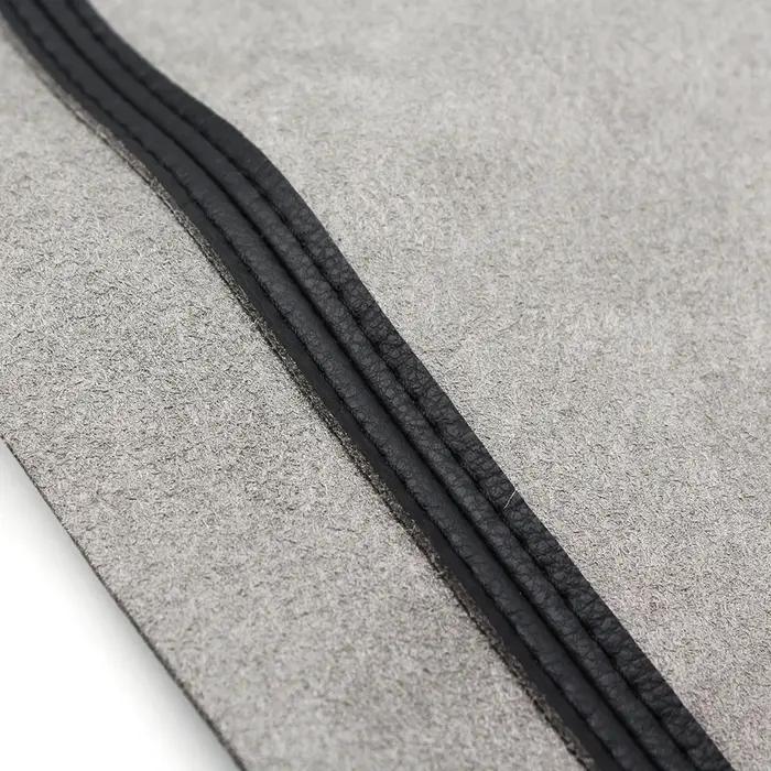 4 pièces 2/3/4 portes intérieur de voiture en cuir microfibre poignée de porte intérieure panneau co