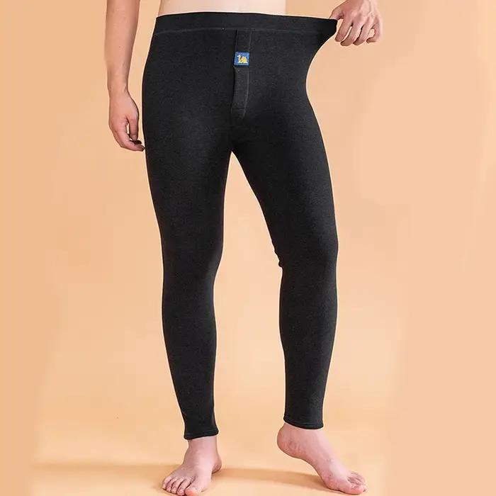 Sous-vêtements thermiques pour hommes, vêtements d'hiver en polaire, pantalons chauds, doux et confo