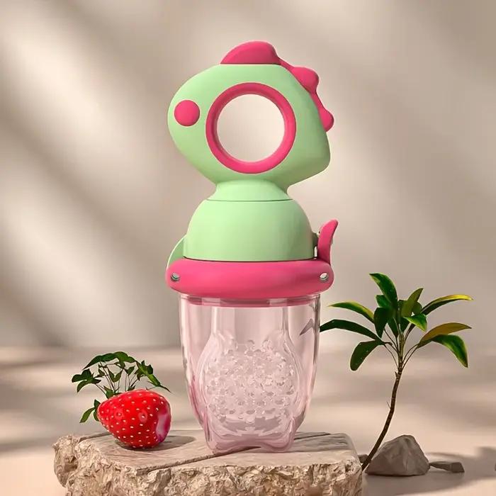 Mangeoire à fruits pour bébé de Type poussoir rotatif dinosaure