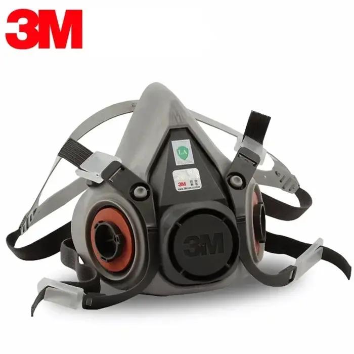 Masque à gaz 3M 6200 pour décoration de peinture en aérosol, masque anti-poussière chimique, protect