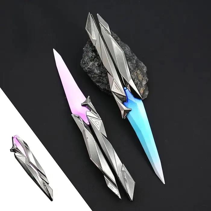 Lame papillon pliable art populaire personnalisable pour cosplay et jeux à offrir pour collectionneur