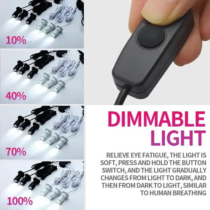 Mini projecteur Led à intensité variable 1W, USB 5V, Downlight pour modèle d'affichage, comptoir, ar