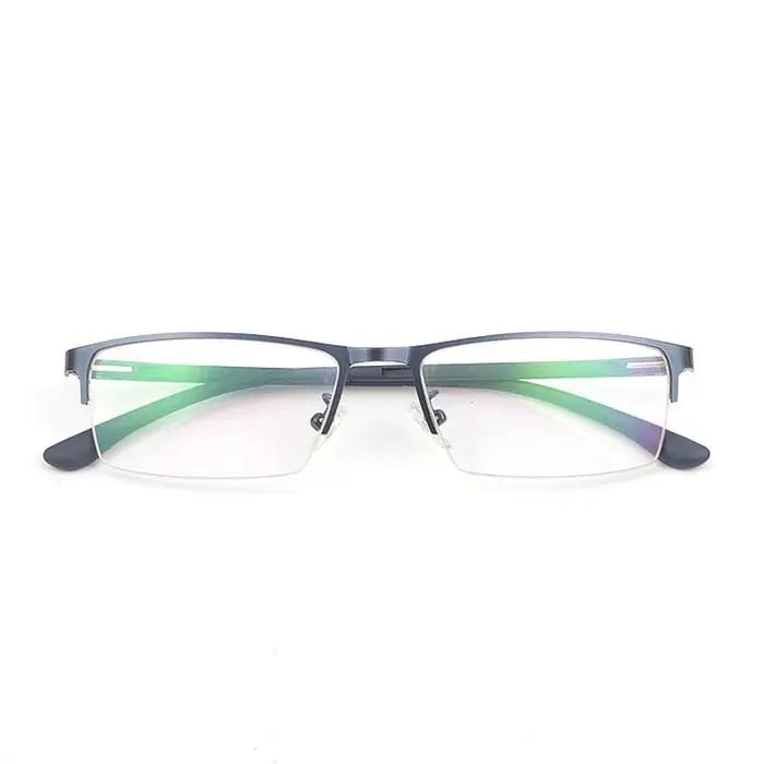 BCLEAR – lunettes à demi-bord en alliage métallique pour homme, verres optiques de Prescription, nou