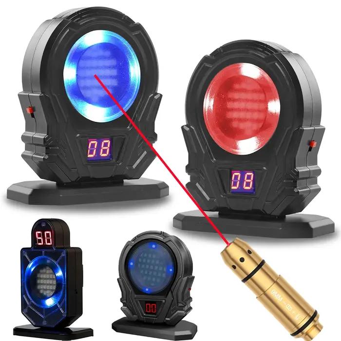 Cartouche d'entraînement Laser et Kit de cible de 9mm, système d'entraînement au feu sec pour cible de comptage électronique pour entraîneur de pratique de tir