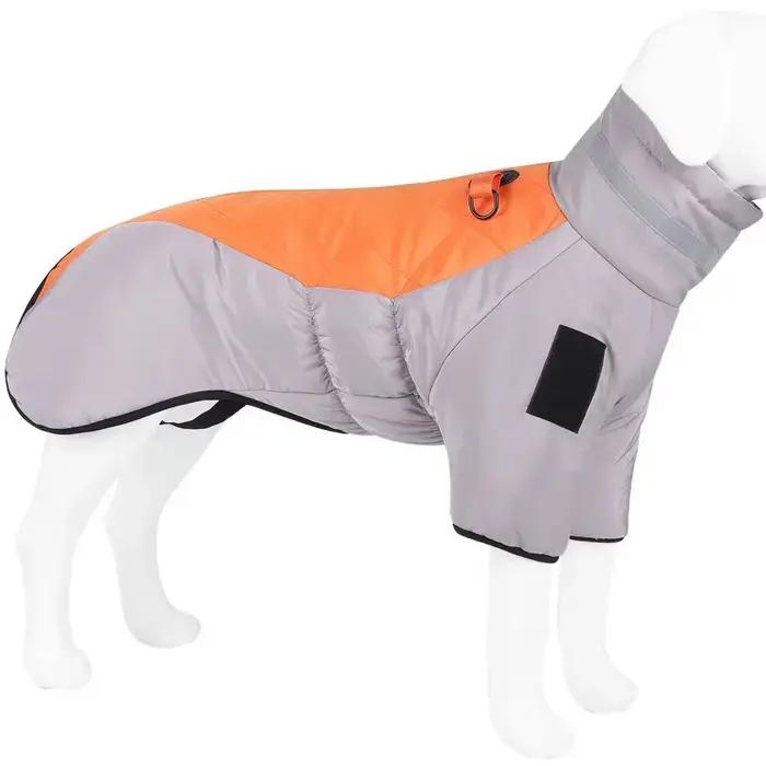 Veste en coton imperméable et réfléchissante pour chiens grandes et moyennes pour l'automne et l'hiver usage extérieur intérieur style mignon occasions spéciales