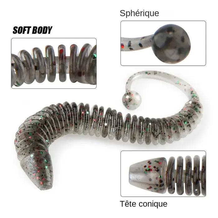 Spinpoler nouvelle queue d'écureuil leurre souple appât de pêche ver route sous-appât