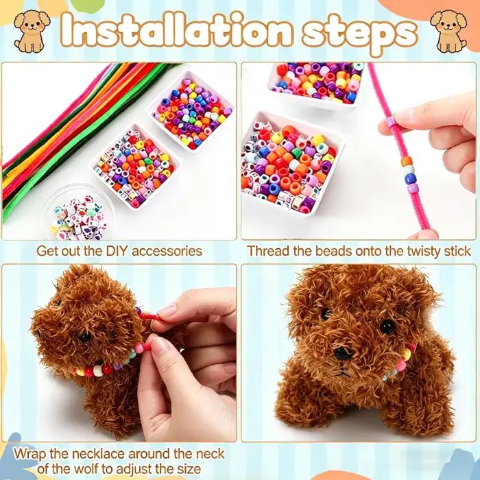 8-36 Sets Kit DIY de cadeaux de fête 'Adopte un chiot' pour anniversaire
