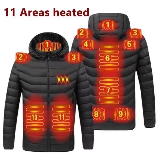 Veste chauffante USB pour homme