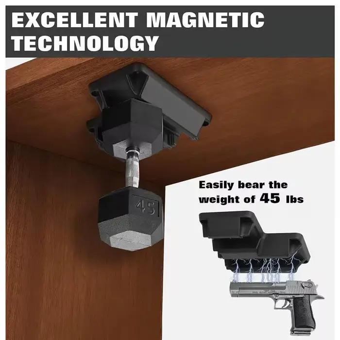 Support de pistolet magnétique pour Glock 17 19 43X P365 Taurus rangement rapide et sûr pour maison bureau et voiture