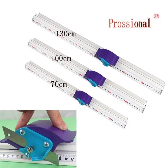 Règle de coupe manuelle pour planche Kt en Pvc, 70-130CM, en aluminium, antidérapante, règle de pist