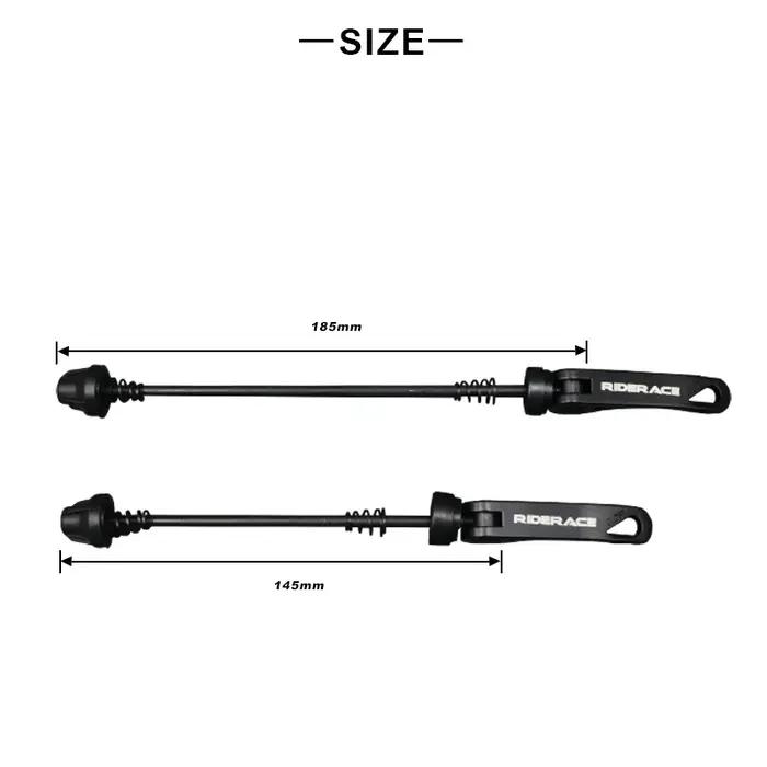 Brochettes de moyeu de roue de vélo avant arrière QR brochettes à dégagement rapide pour vtt vélo de