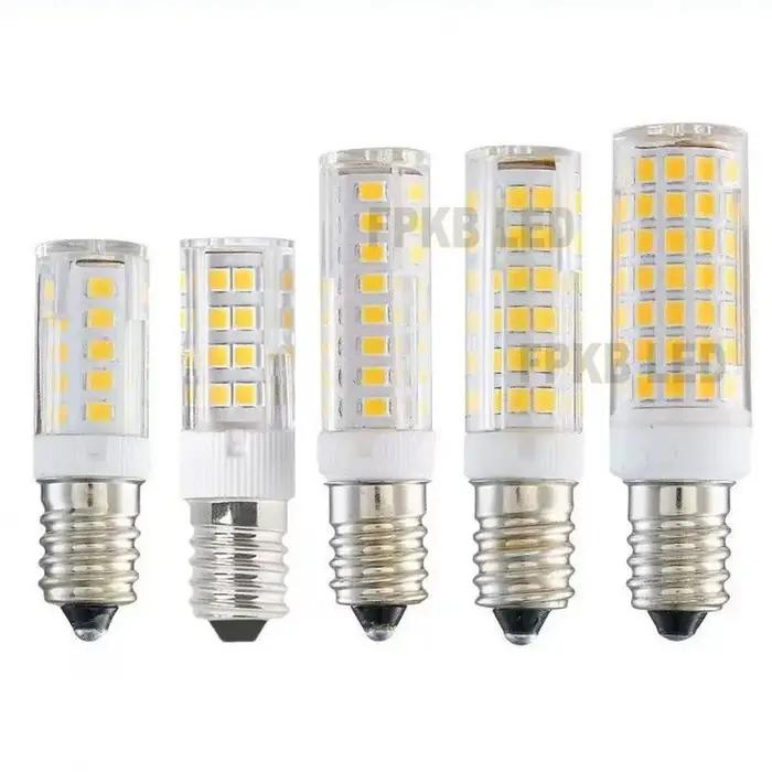 18W 15W 12W 9W 7W E14 LED ampoule lampe 220V-240V Mini maïs ampoule lumière 2835SMD 360 Angle de fai