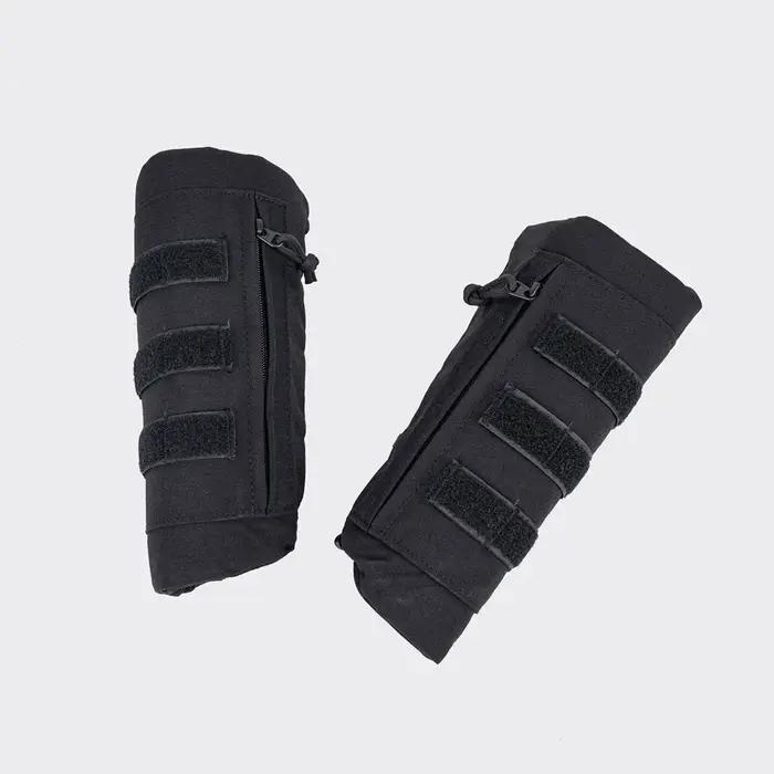 Armures tactiques unisexes solides pour avant-bras et jambes protection outdoor chasse randonnée style moderne sécurité耐用防护战术护臂和护腿,适用于户外活动、狩猎和远足,现代风格安全防护