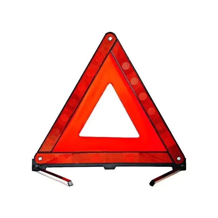 1 pièce Triangle de signalisation de sécurité automobile pliable réfléchissant, signal d'arrêt de da