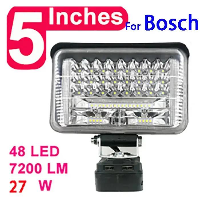 Lampe de travail LED lampe de poche torche USB adaptateur de chargeur de téléphone portable pour Bos