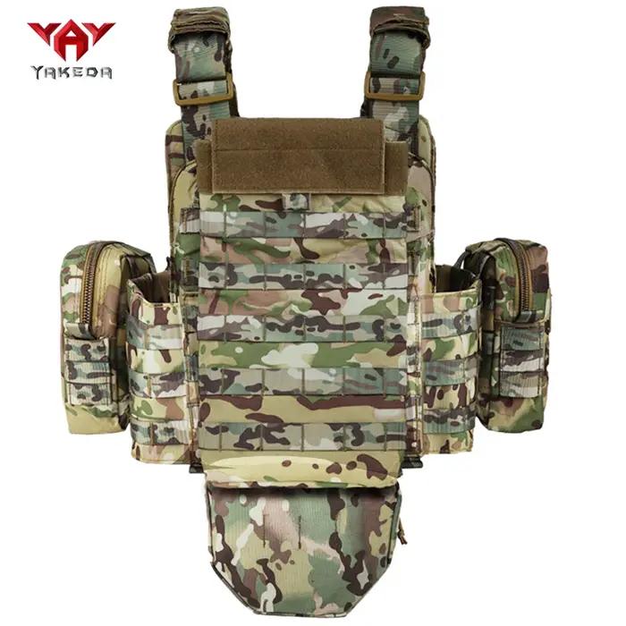Gilet de chasse multifonctionnel YAKEDA avec plusieurs poches pour équipement