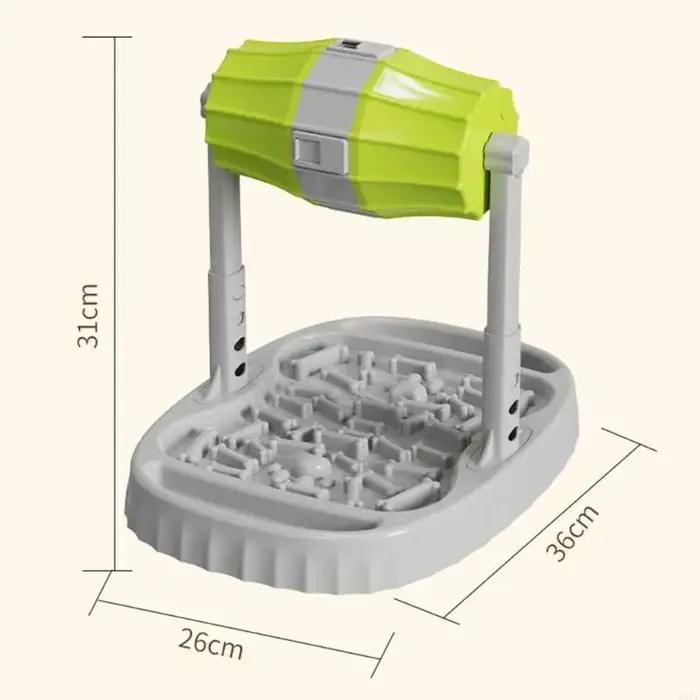 Bol interactif rotatif à 360 degrés pour chiens, stimulateur mental avec réglage de hauteur pour animaux de compagnie, jouet de découverte pour chiots et chiens adultes, hygiène facile, divertissement intelligent