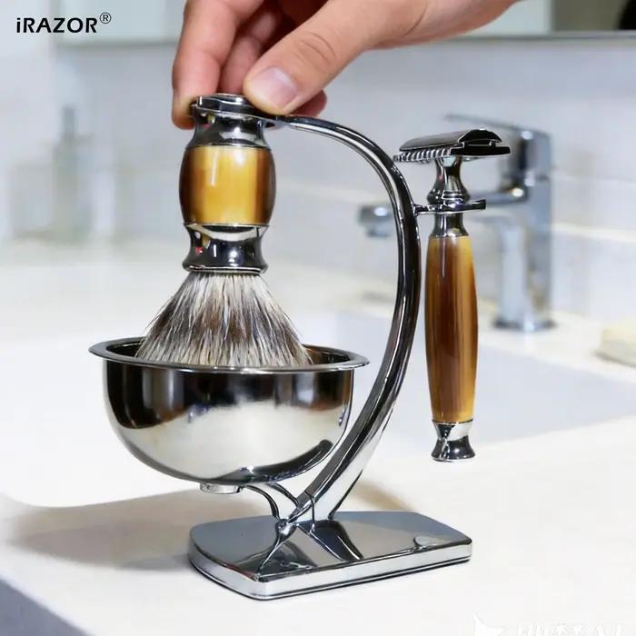 IRAZOR – Kit de rasoir classique à Double bords pour hommes