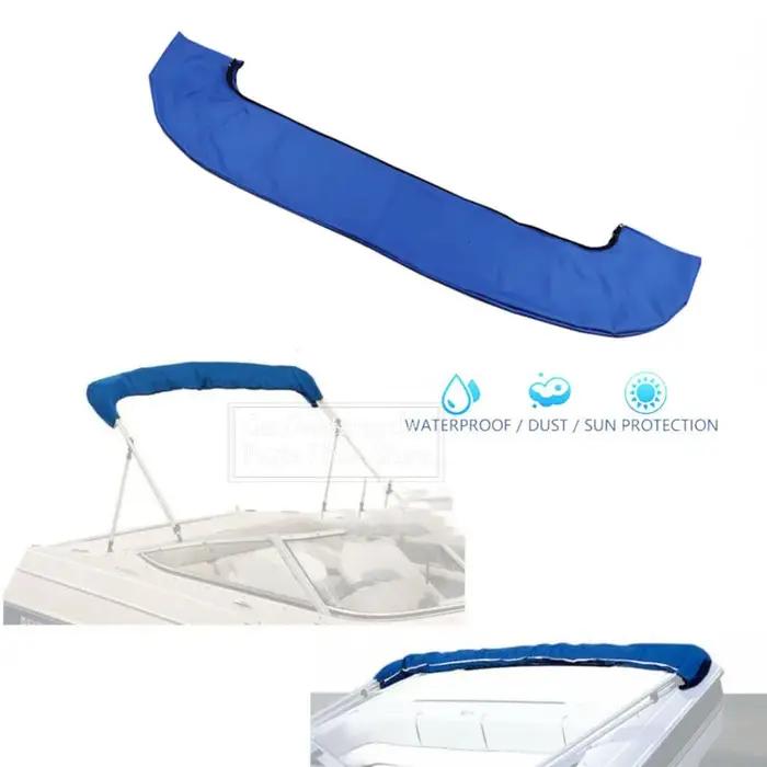 Housse de botte supérieure Bimini à 4 nœuds 600D, sans cadre, pour Yacht et bateau, avec fermeture é