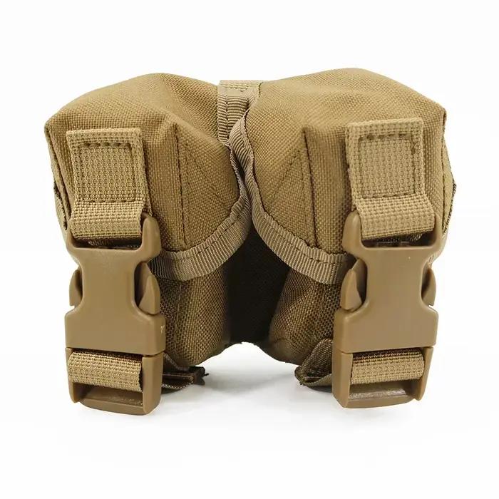 Pochette tactique double pour grenades et outils