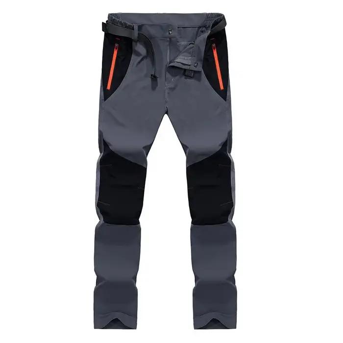 Pantalon cargo tactique imperméable homme été - Séchage rapide pour randonnée pêche camping