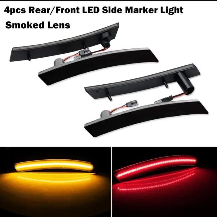 Feux de position latéraux LED avant ambre arrière rouge / Lampes de garde-boue pour MINI Cooper R50 R52 R53 1ère générat