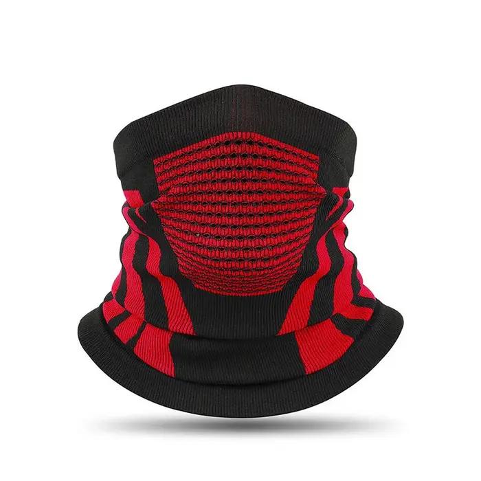 Cache-cou d'hiver coupe-vent CQA345 pour Ski Snowboard Moto Cyclisme Protection Toutes Saisons Unisexe Polyester Coton