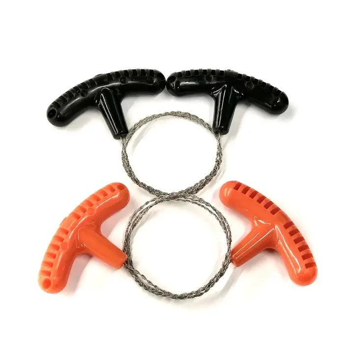Scie à chaîne manuelle à corde en acier, outils de survie d'urgence portables pour voyage, Kits de fil d'acier, équipement de Camping en plein air pour randonnée