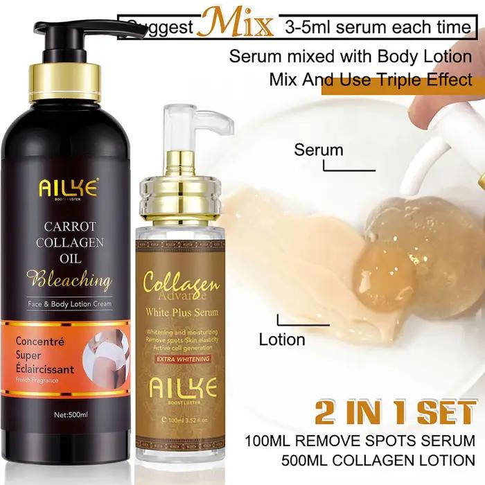 AILKE Lotion pour le corps blanchissante