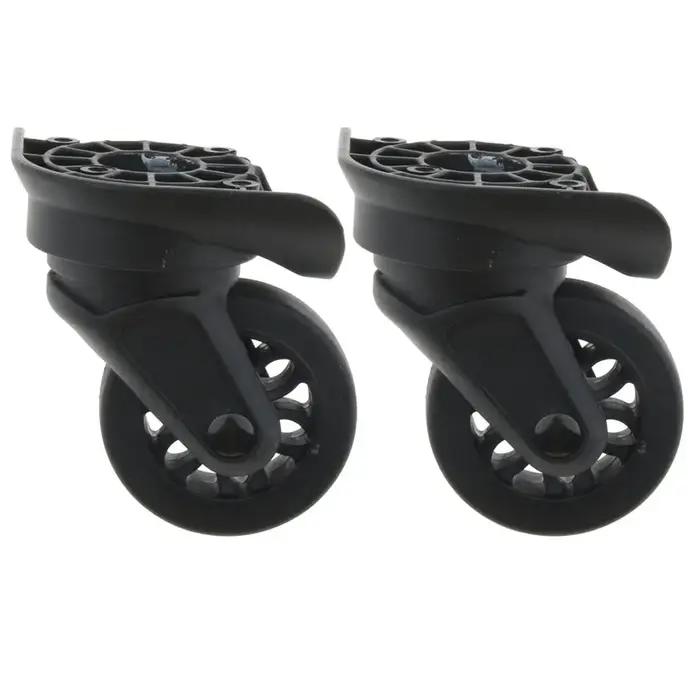 1 paire de roues de remplacement pour valise, roulettes pivotantes, réparation A90