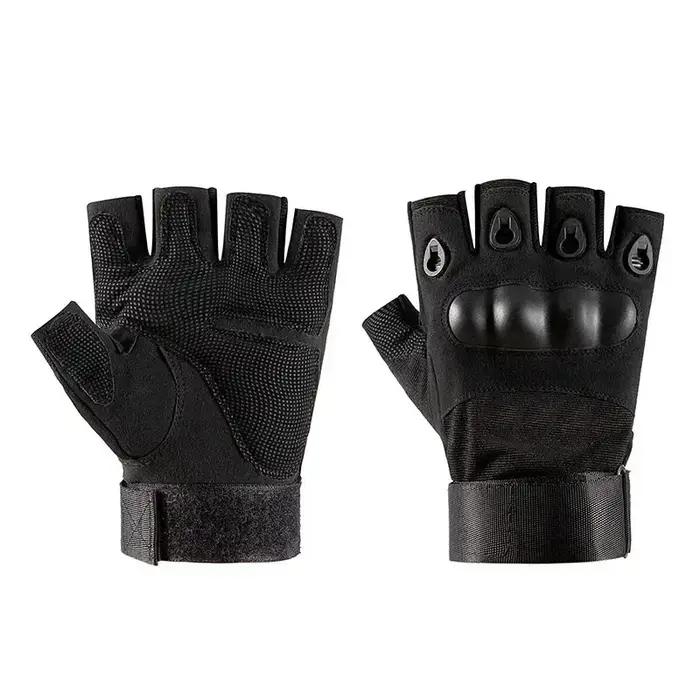 Gants tactiques mi-doigts pour chasse, tir sportif et paintball - Modèle militaire professionnel