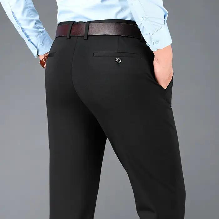 Pantalon homme élégant bureau chasse confortable stretch quick dry pour tenue polyvalente