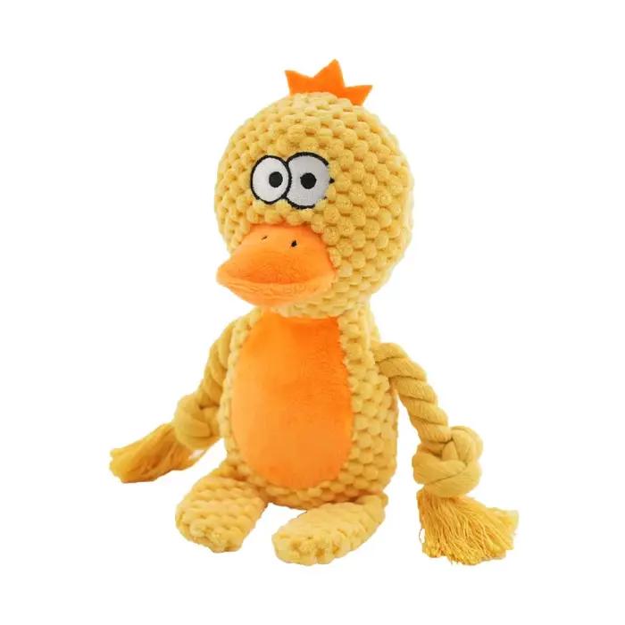 Jouet sonore en peluche indestructible pour petits chiens avec sonnette et grincement pour chiots divers styles et couleurs pour animaux de compagnie