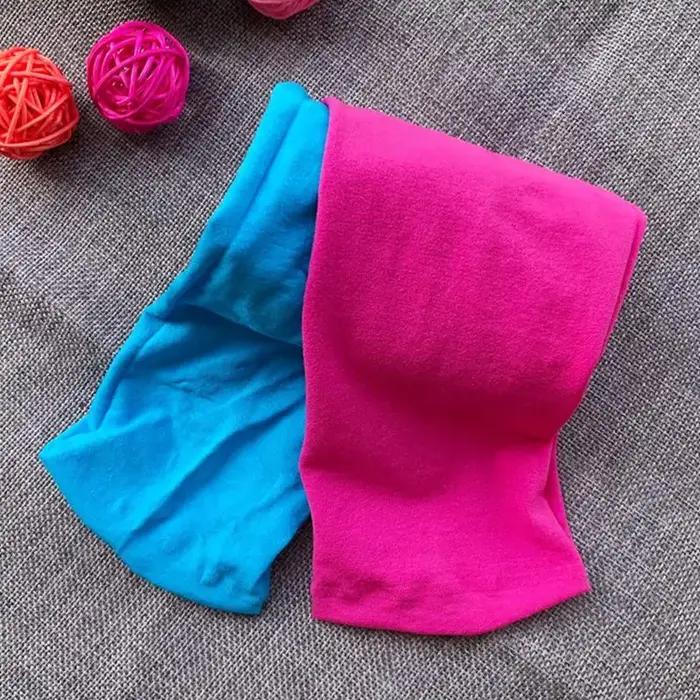 Collants mixtes couleur bonbon pour filles, pantalons extensibles pour bébés, pantalons slim pour fe