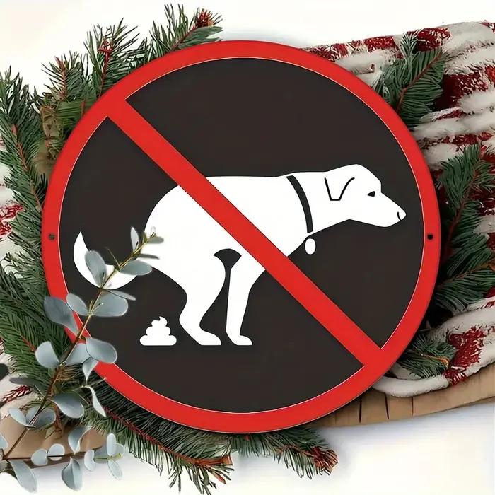 Panneau Interdiction d'Utilisation de Crottes de Chien