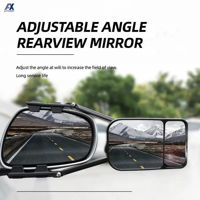 Miroir de remorquage de remorque réglable, Extension de miroir d'aile de remorque, miroir d'angle mo