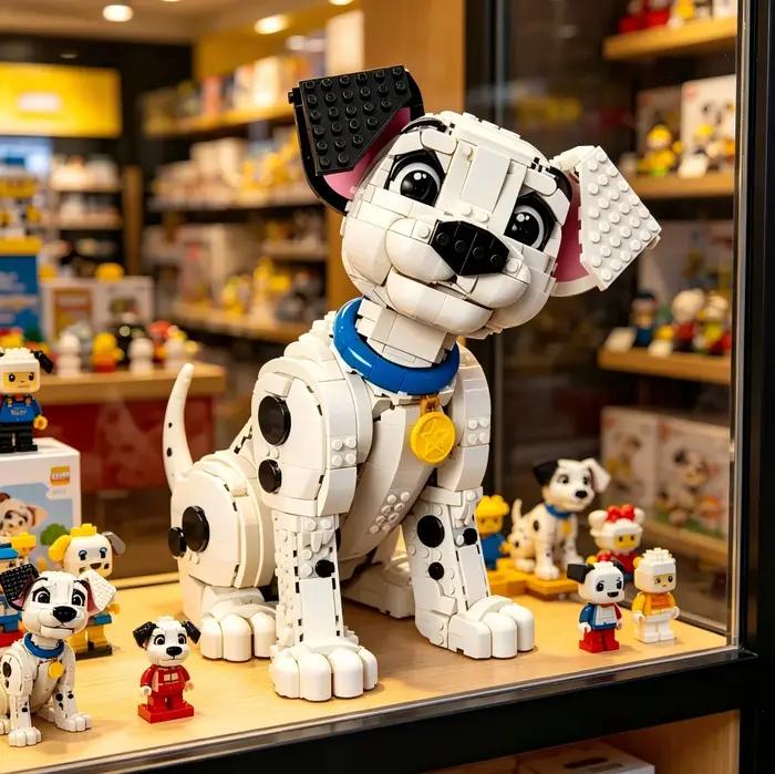Nouveauté 2026 – 43269 – 1722 pièces – 101 Chiens Dalmatians – Briques de construction – Ornement élégant pour animaux de compagnie – Petit cadeau haut de gamme