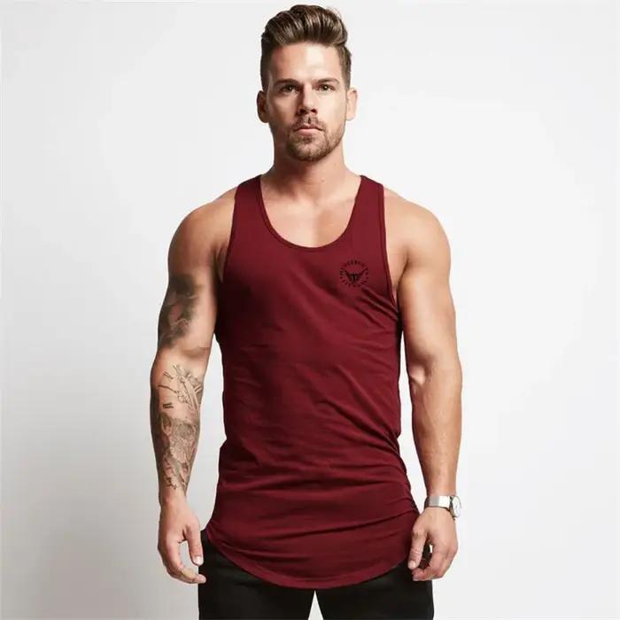 Gilet de sport d'été en coton pour hommes