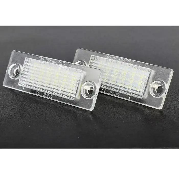 Lampe LED blanche Canbus pour plaque d'immatriculation, 2 pièces, pour VW TRANSPORTER T5 CADDY TOURA