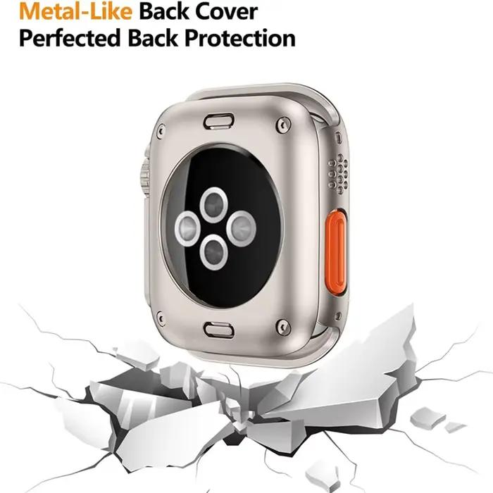 Protection écran Apple Watch 45mm 44mm 40mm 41mm - Film protection PC avant arrière iWatch