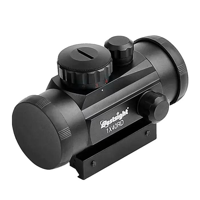 Viseur à points rouges 1x40mm étanche antichoc antibuée pour carabine avec support 1 pouce