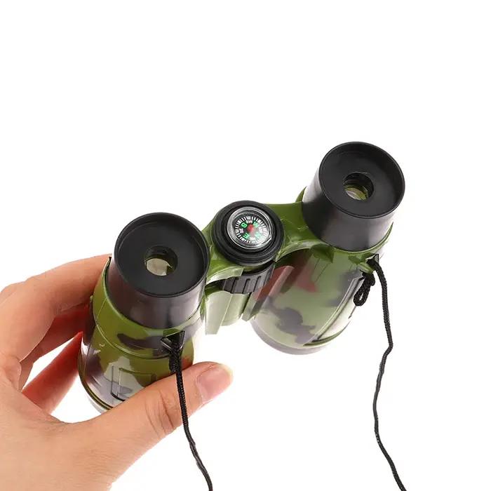 Jumelles camouflage enfants simulation chasse - Télescope éducatif jeu survival outdoor