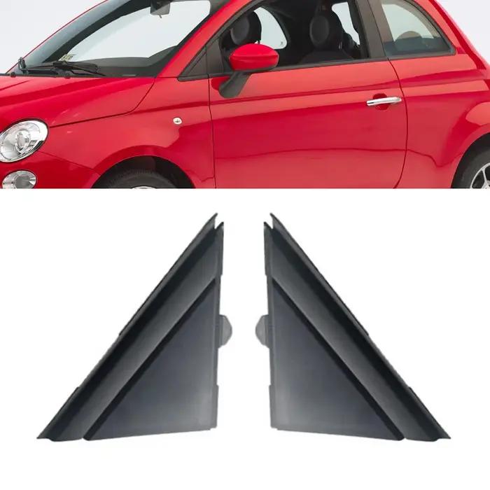 Couvercle de porte moulé pour FIAT 500 2012 – 2019, drapeau, fenêtre avant, pilier A, Triangle 1SH17