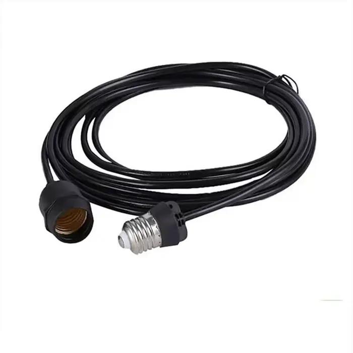 Base de lampe E27 extérieure AC 110-240V avec rallonge, support de lampe étanche E27