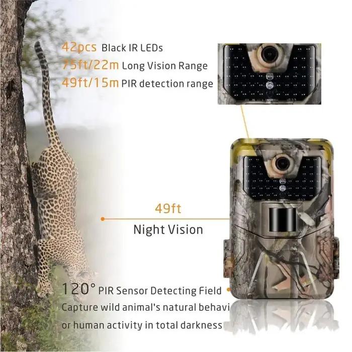 Caméra de chasse 36MP 4K avec suivi infrarouge