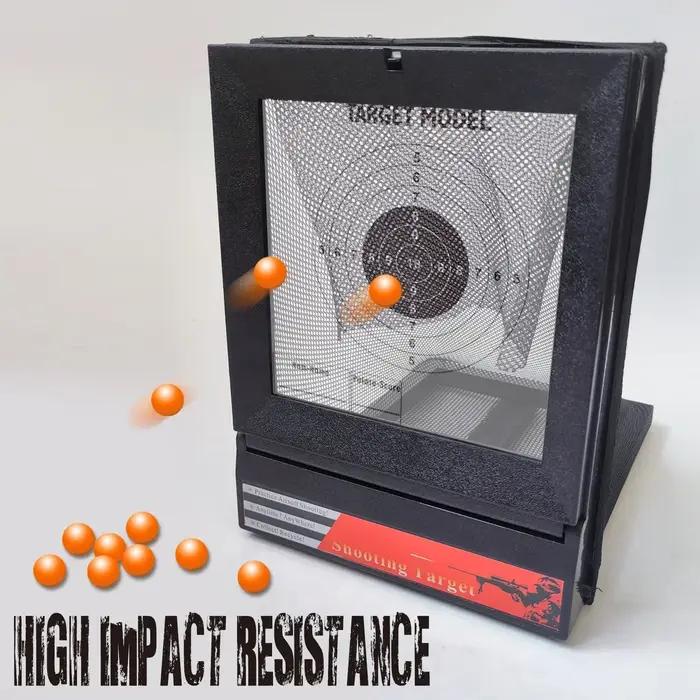 Cible de tir airsoft d'extérieur avec filet de récupération