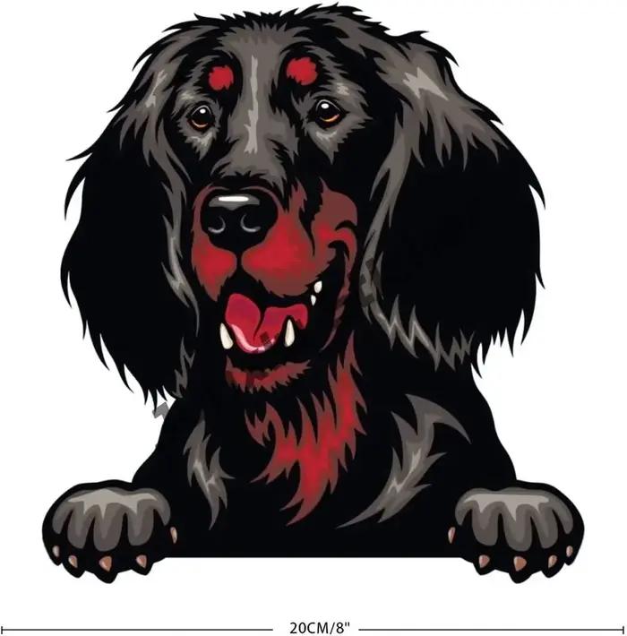 Autocollants de montagne Bernèse Golden Retriever Barbu Collie Allemand Shorthaired Grande montagne suisse Autocollants créatifs pour voitures et accessoires de décoration extérieure imperméables occasions spéciales